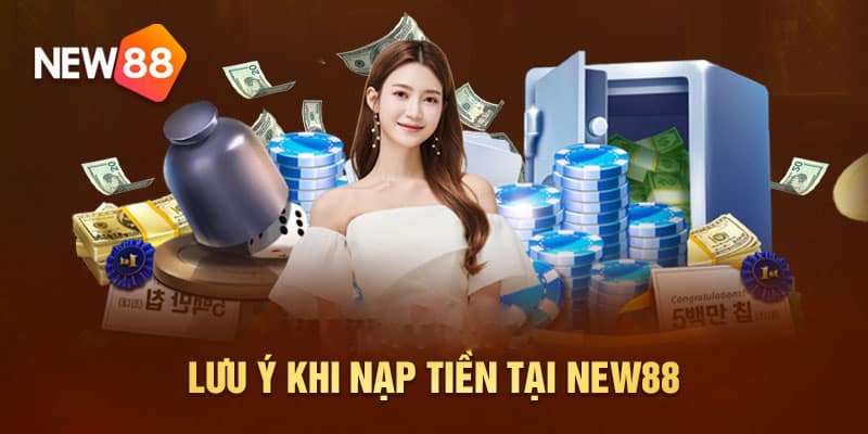 Một số lưu ý khi thực hiện nạp tiền NEW88 bạn nên biết