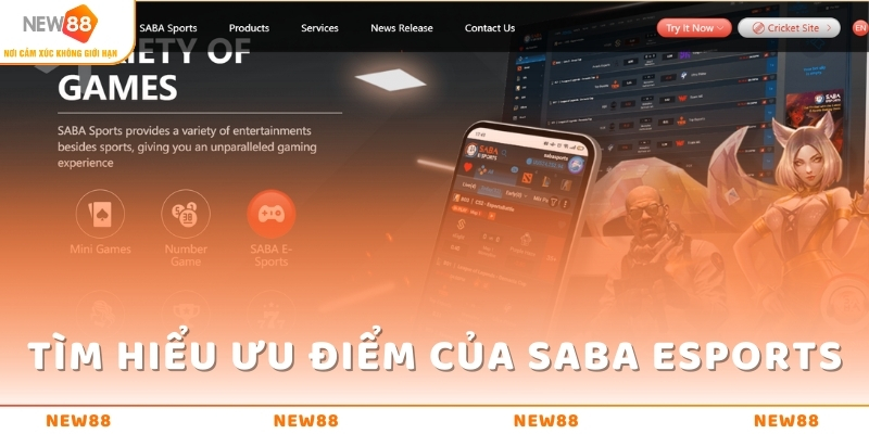 Ưu điểm vượt trội của SABA ESPORTS